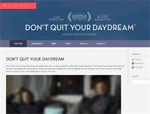 Tablet Screenshot of dontquityourdaydream.com
